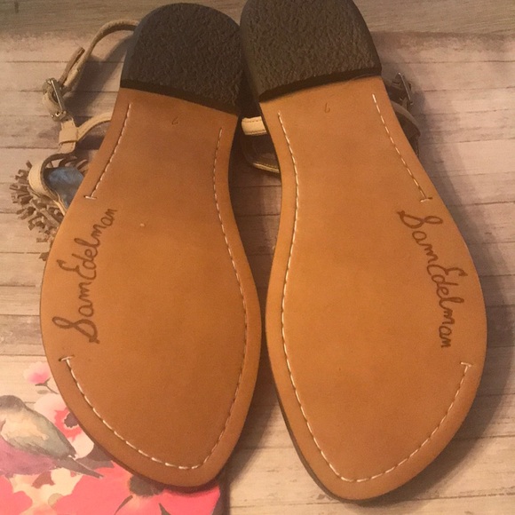 Sam Edelman Gates Fringe Leather Sandals size 7 - Picture 4 of 6